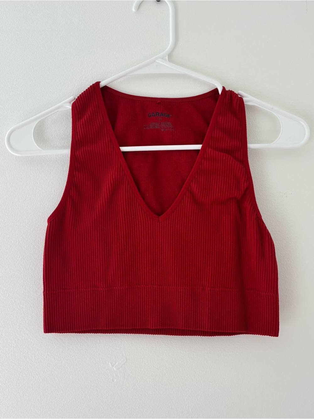 Garage Stella Seamless Tank Red Size S NWOT